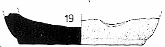 (Poundbury Mortar 19, drawing)