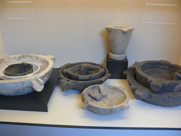 (Mortars and pestles from House of the Surgeon, Rimini)